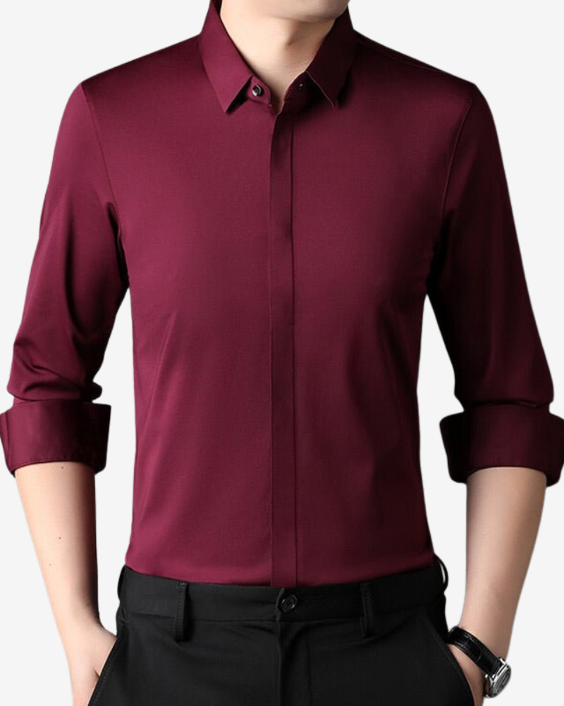 ANDRÉS™ | Camisa de hombre sin arrugas y con stretch