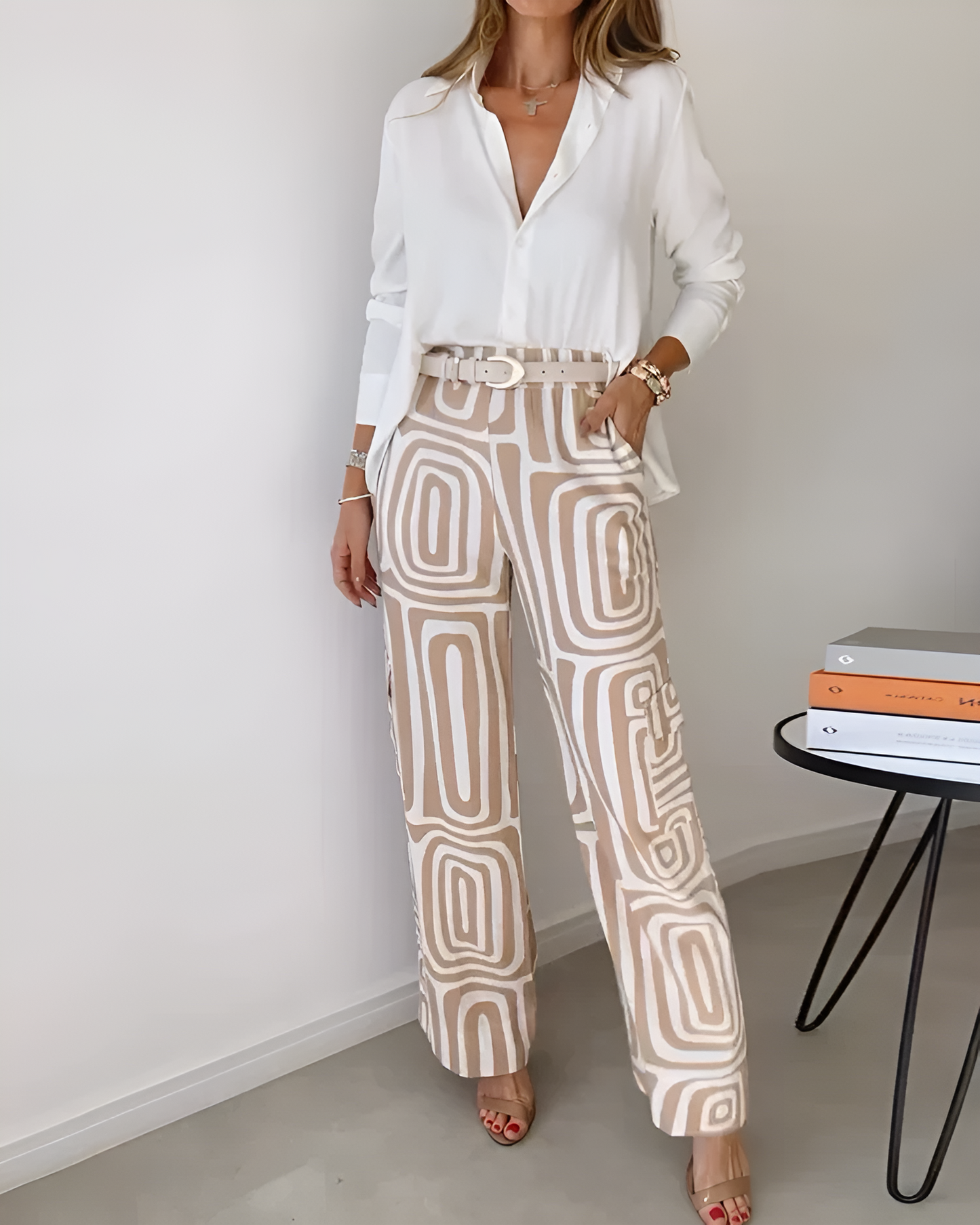 CATALINA™ | Pantalón recto minimalista en lino