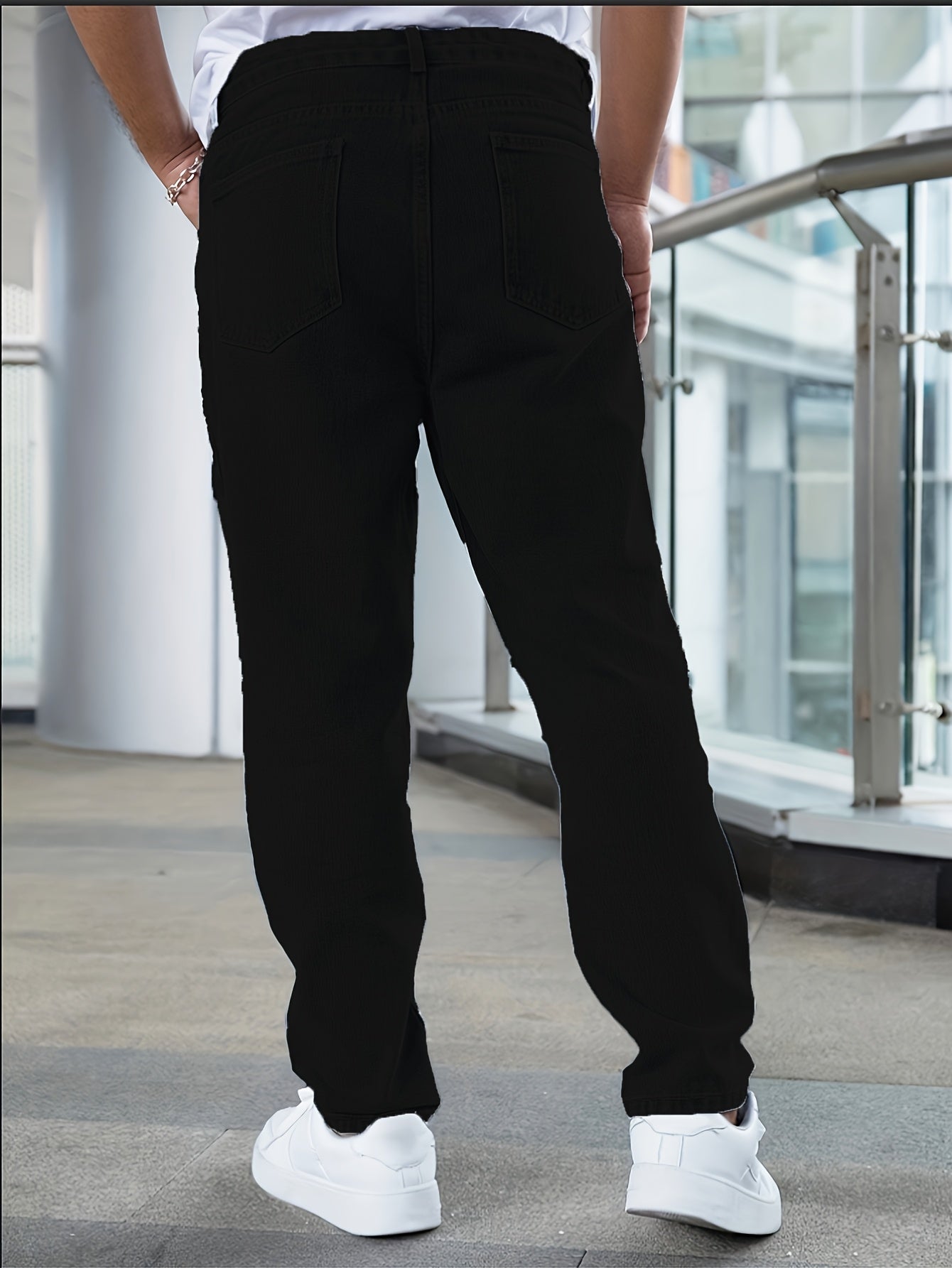 AARÓN™ | Jeans rectos de denim lavado