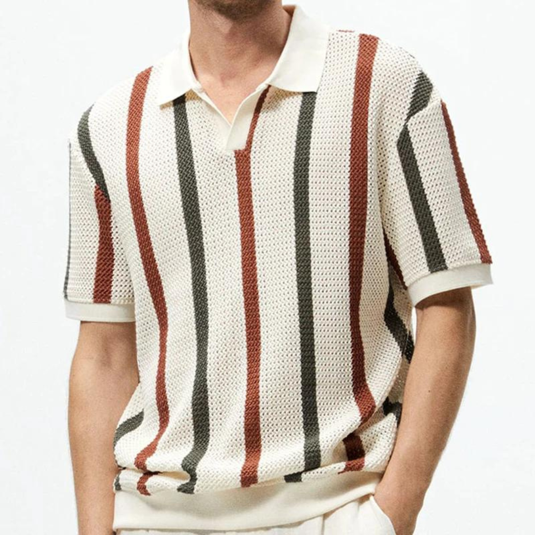 MARTÍN™ | Jersey de punto ligero con rayas retro