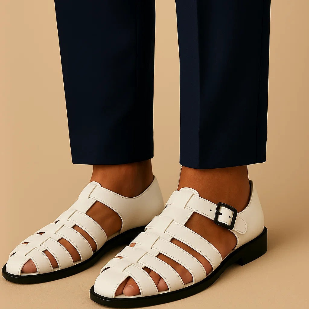 ADRIÁN™ | Zapatos de piel con hebilla ajustable