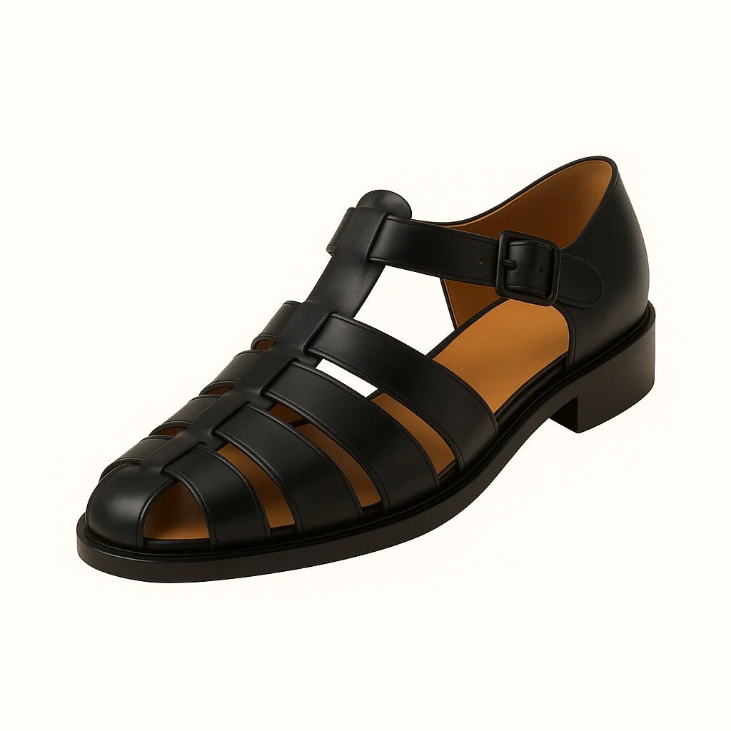 ADRIÁN™ | Zapatos de piel con hebilla ajustable