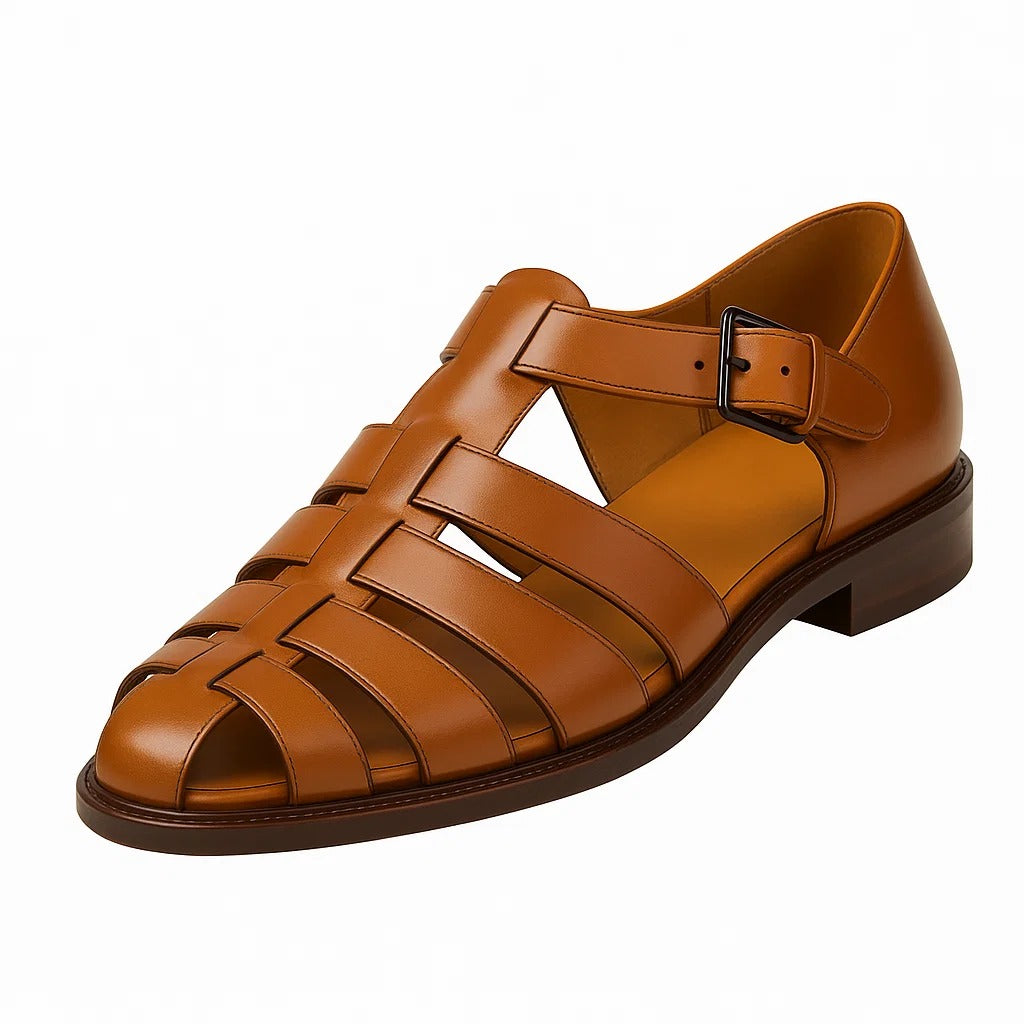 ADRIÁN™ | Zapatos de piel con hebilla ajustable
