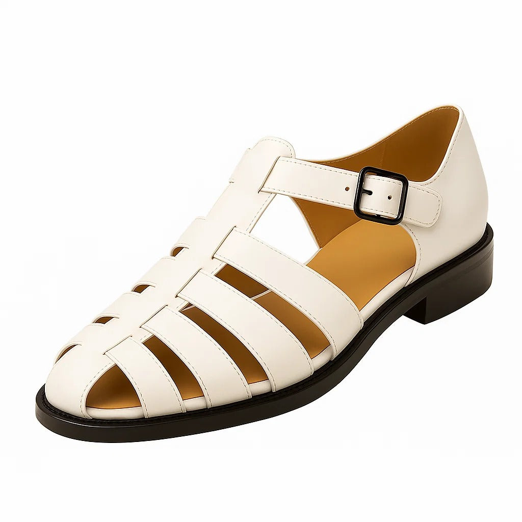 ADRIÁN™ | Zapatos de piel con hebilla ajustable