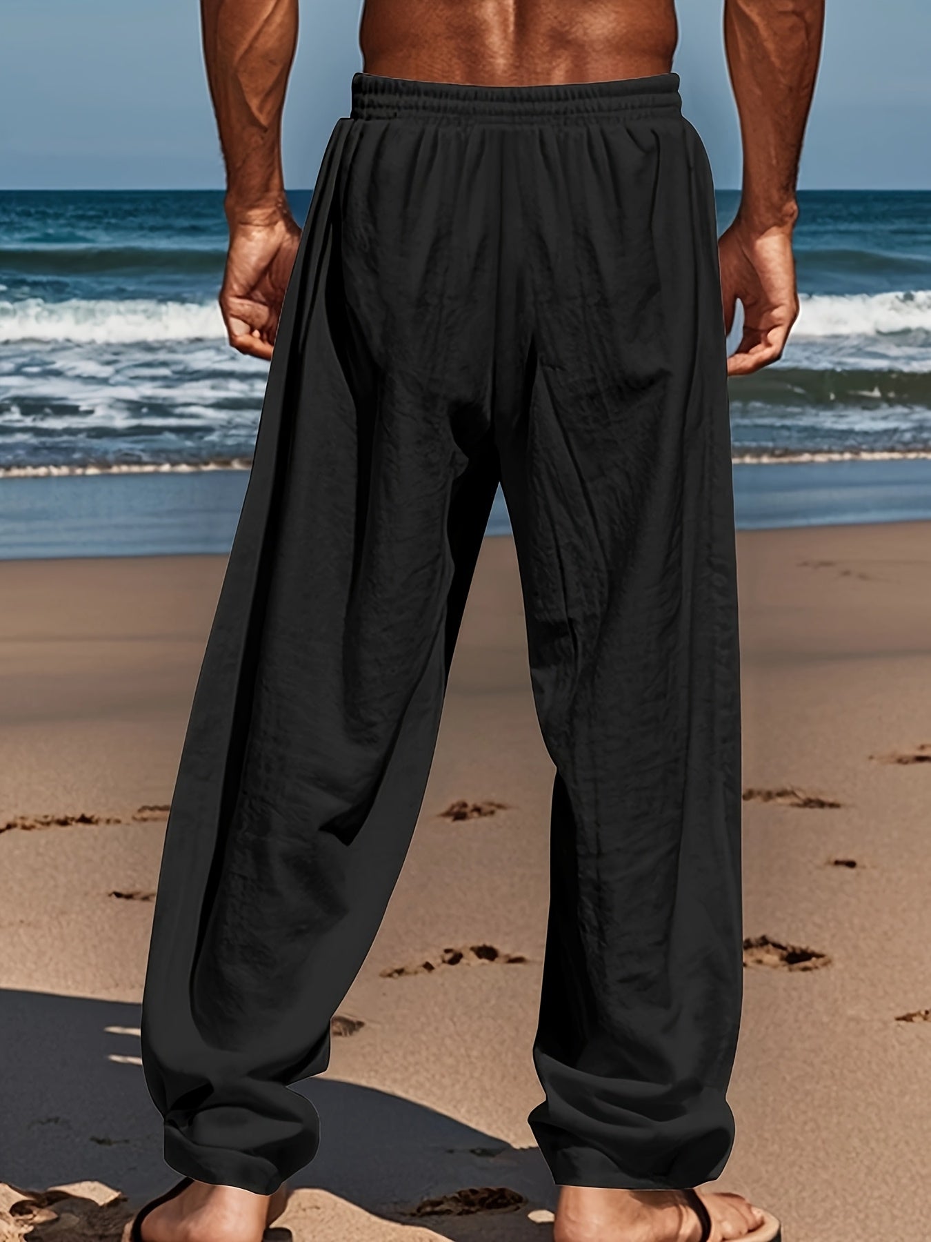 JUAN™ | Pantalón de lino con cintura ajustable