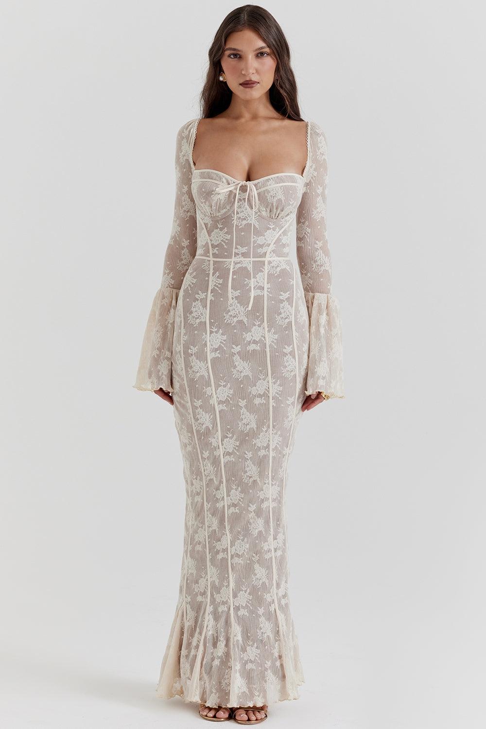LUNA™ | Vestido de encaje con escote corazón