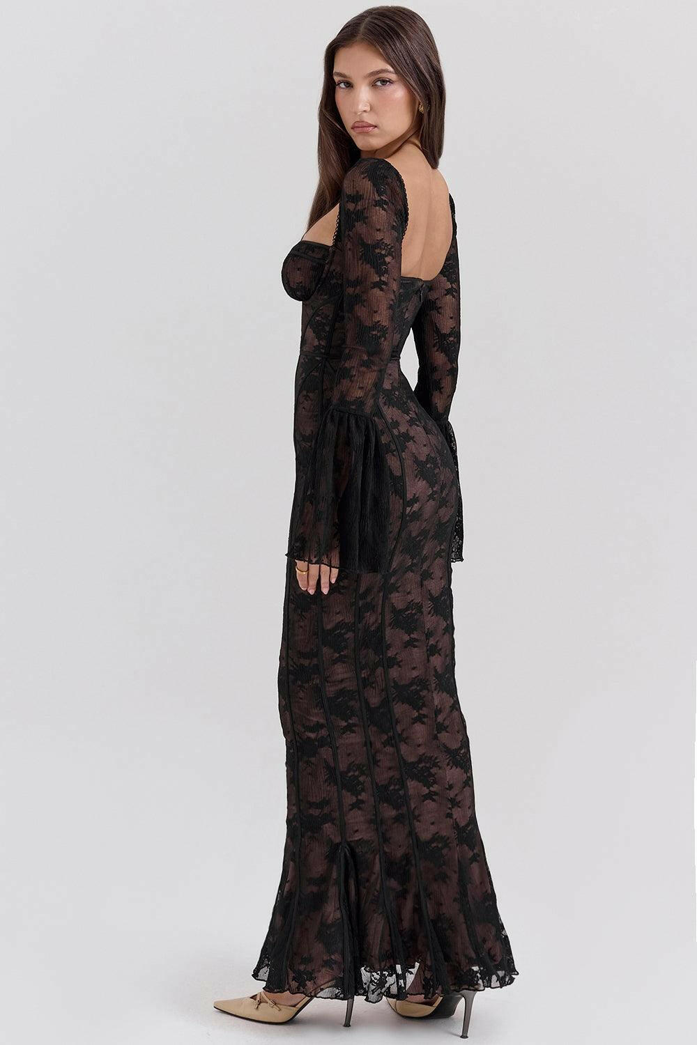 LUNA™ | Vestido de encaje con escote corazón