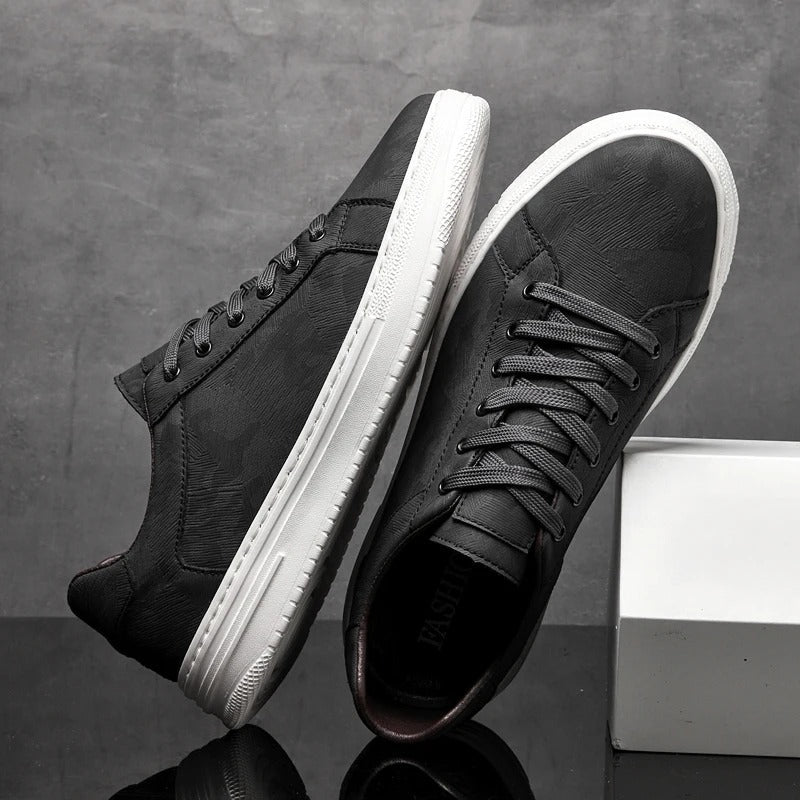 LUIS™ | Zapatillas de piel con plantilla acolchada