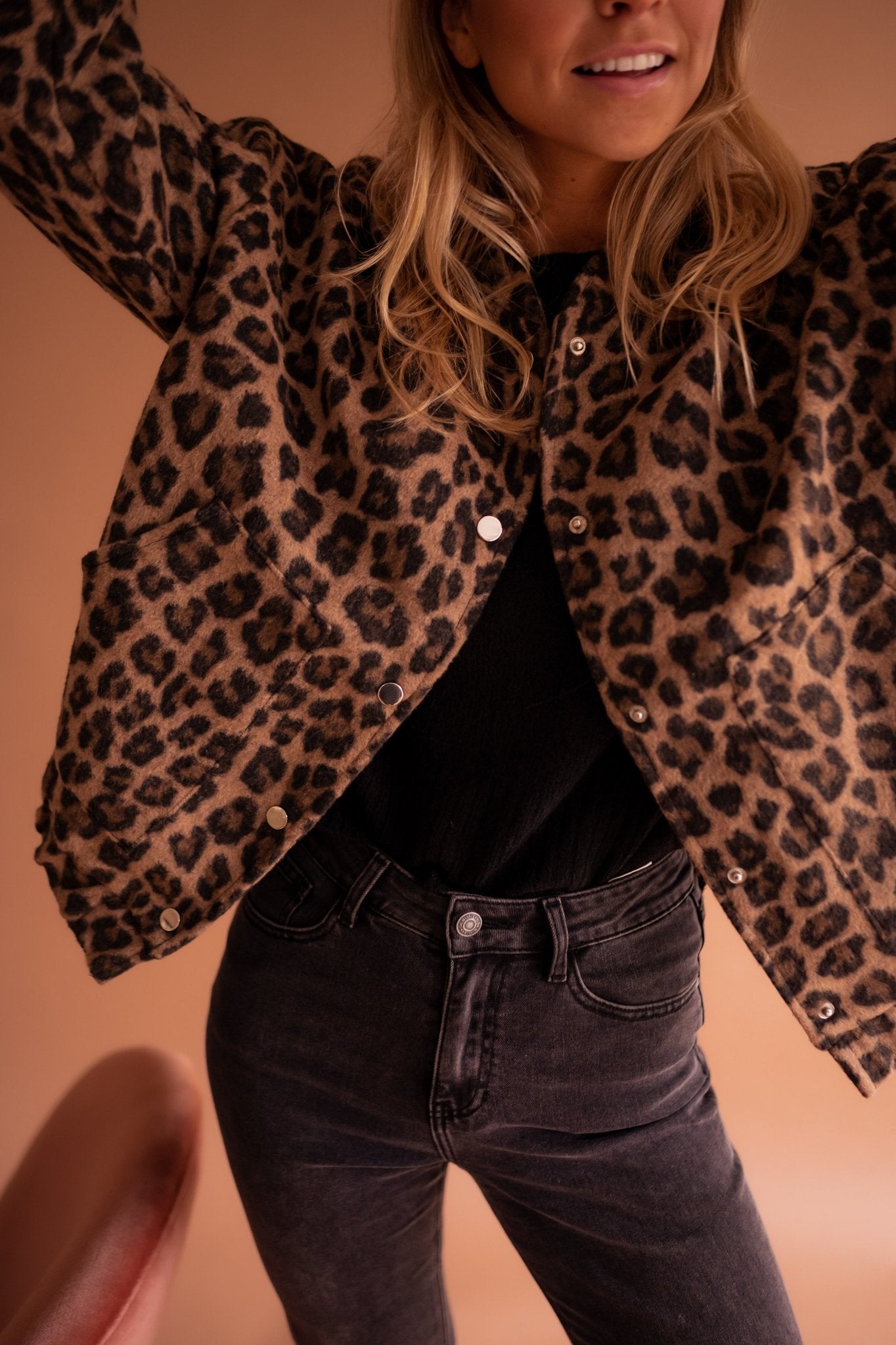ESTRELLA™ | Chaqueta ligera con estampado leopardo