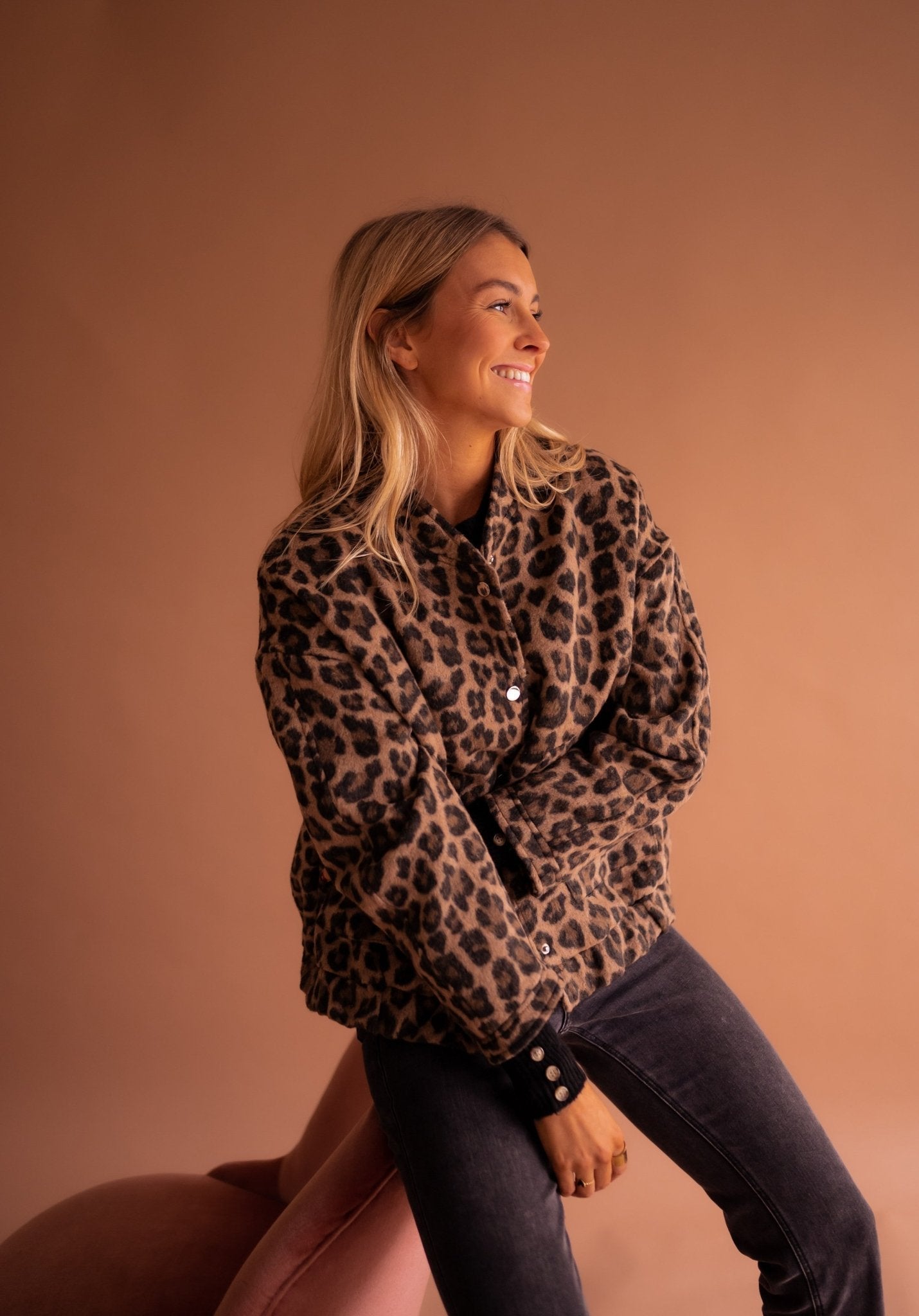 ESTRELLA™ | Chaqueta ligera con estampado leopardo