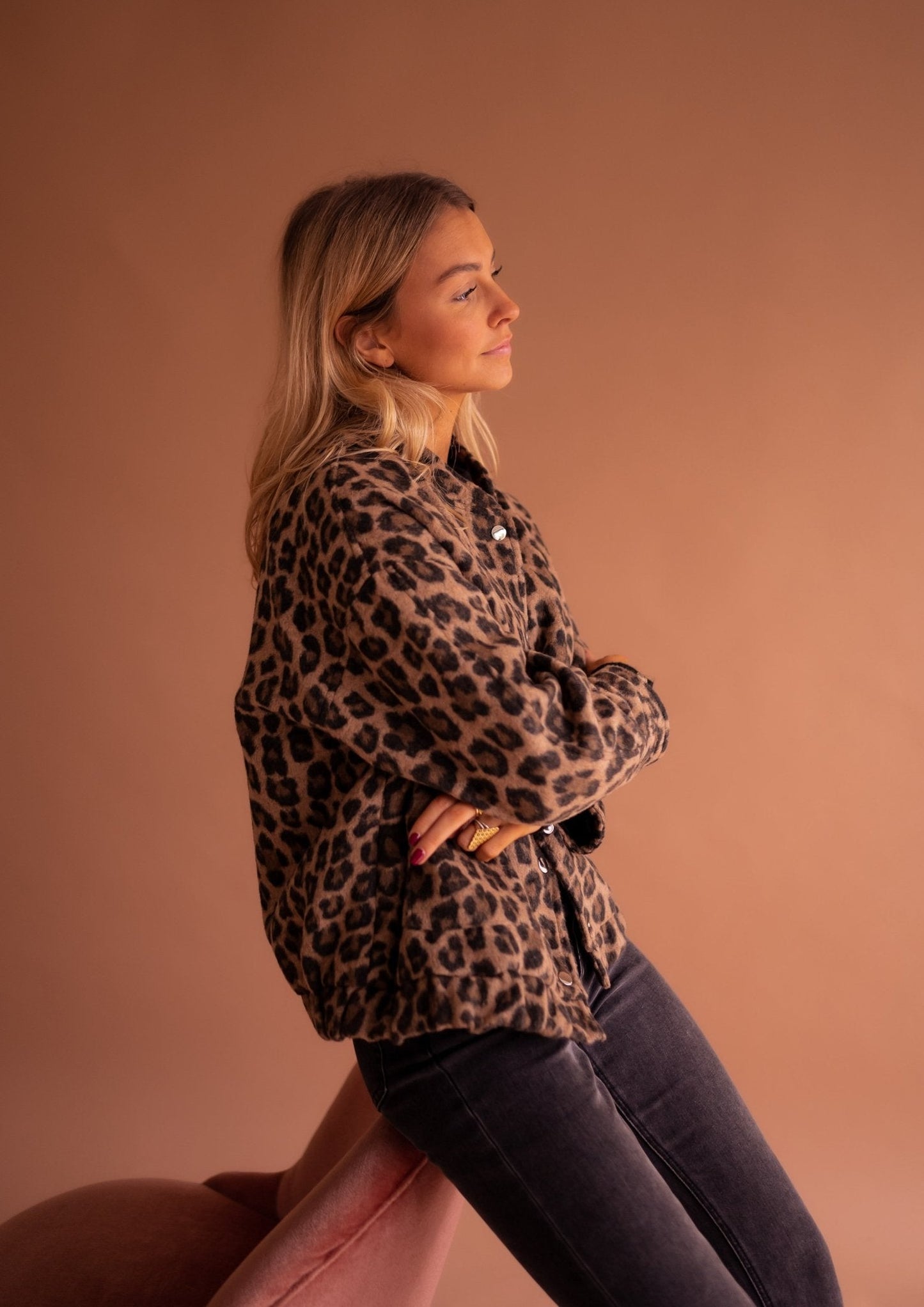 ESTRELLA™ | Chaqueta ligera con estampado leopardo
