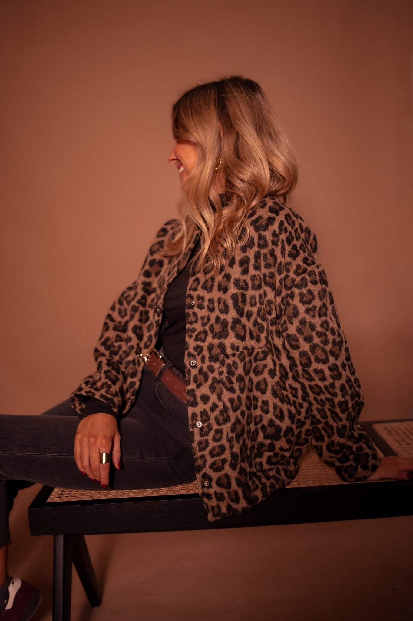 ESTRELLA™ | Chaqueta ligera con estampado leopardo