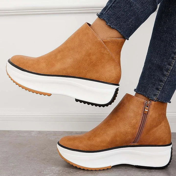 ELVIRA™ | Zapatos ortopédicos de cuero con tacón