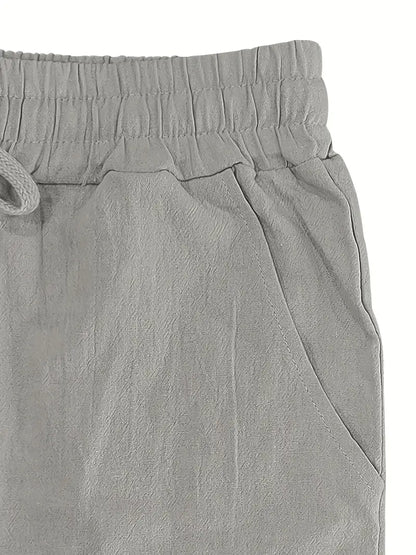 JUAN™ | Pantalón de lino con cintura ajustable