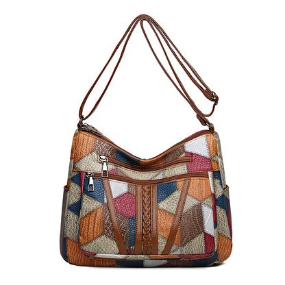 INES™ | Bolso de patchwork geométrico