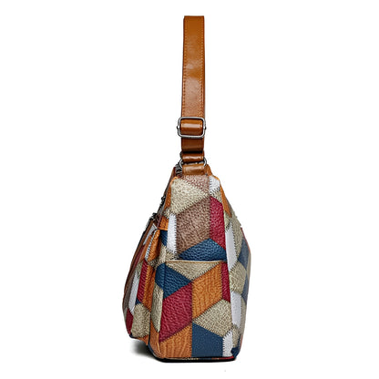 INES™ | Bolso de patchwork geométrico
