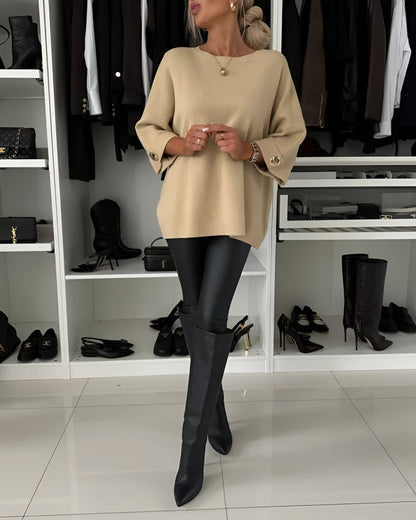 MARIANA™ | Suéter de punto suave con botones
