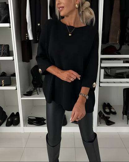 MARIANA™ | Suéter de punto suave con botones