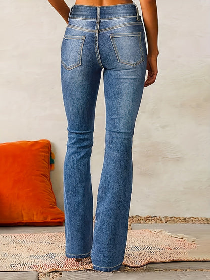 VIVIANA™ | Jeans acampanados de tiro alto stretch