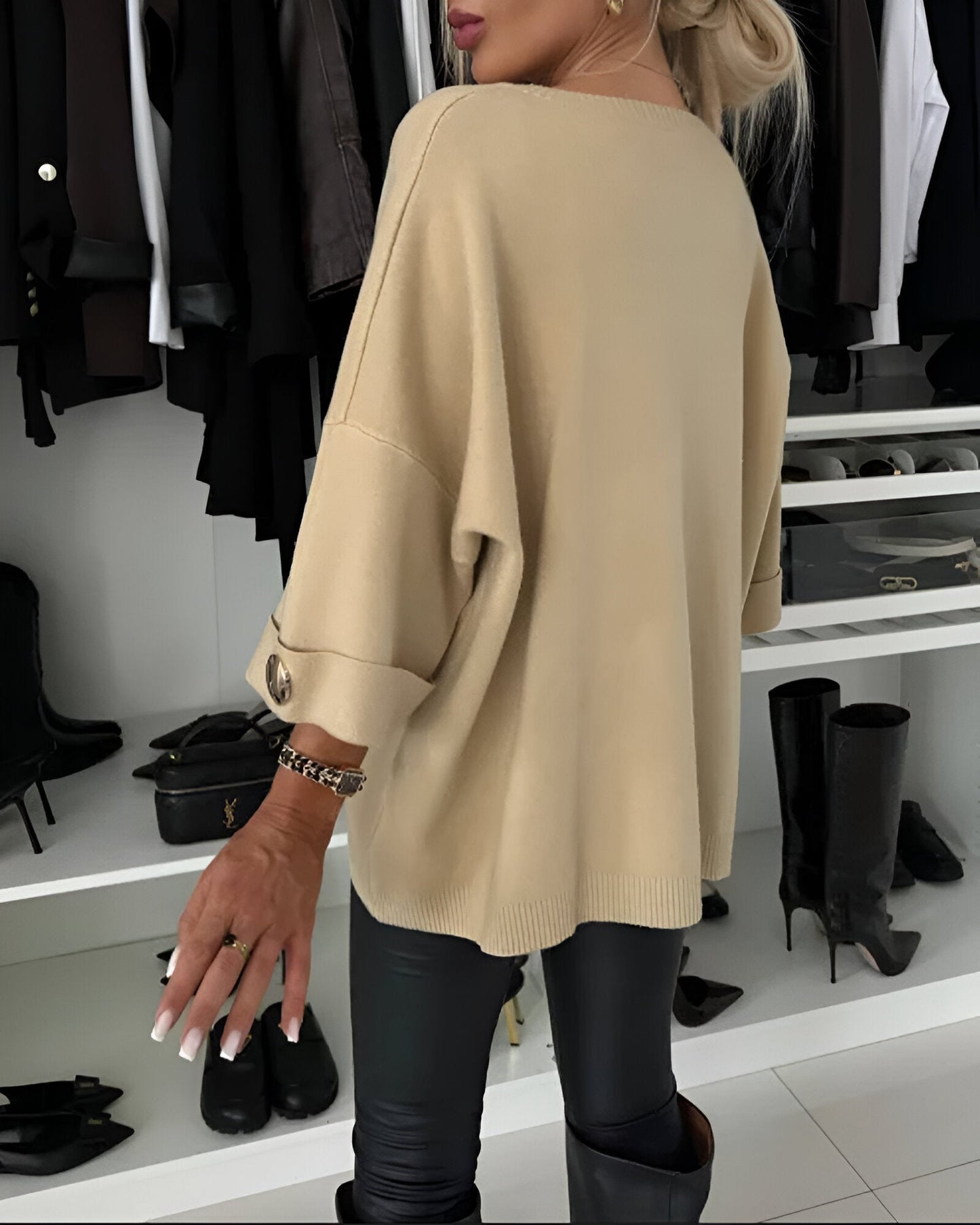 MARIANA™ | Suéter de punto suave con botones