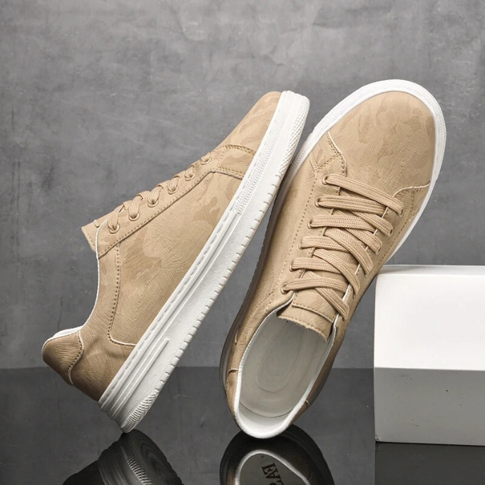 LUIS™ | Zapatillas de piel con plantilla acolchada