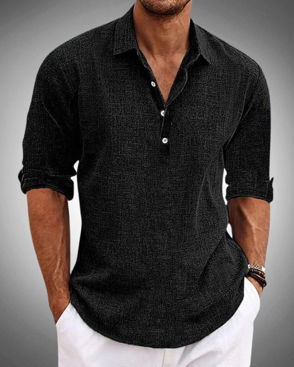 MARCOS™ | Camisa clásica de algodón