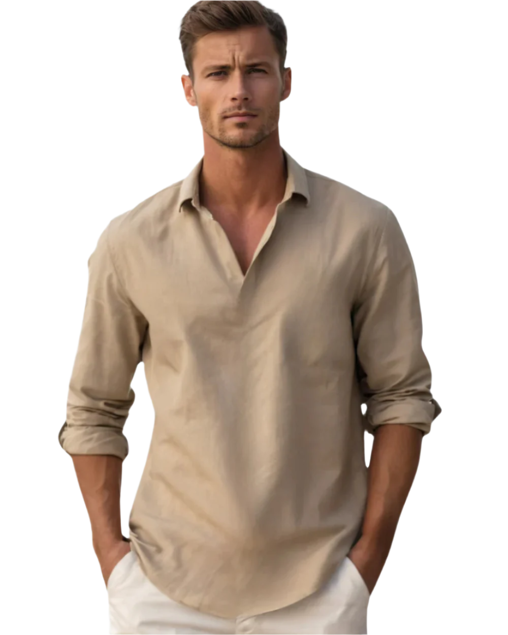 ÓSCAR™ | Camisa de algodón clásica ajustada
