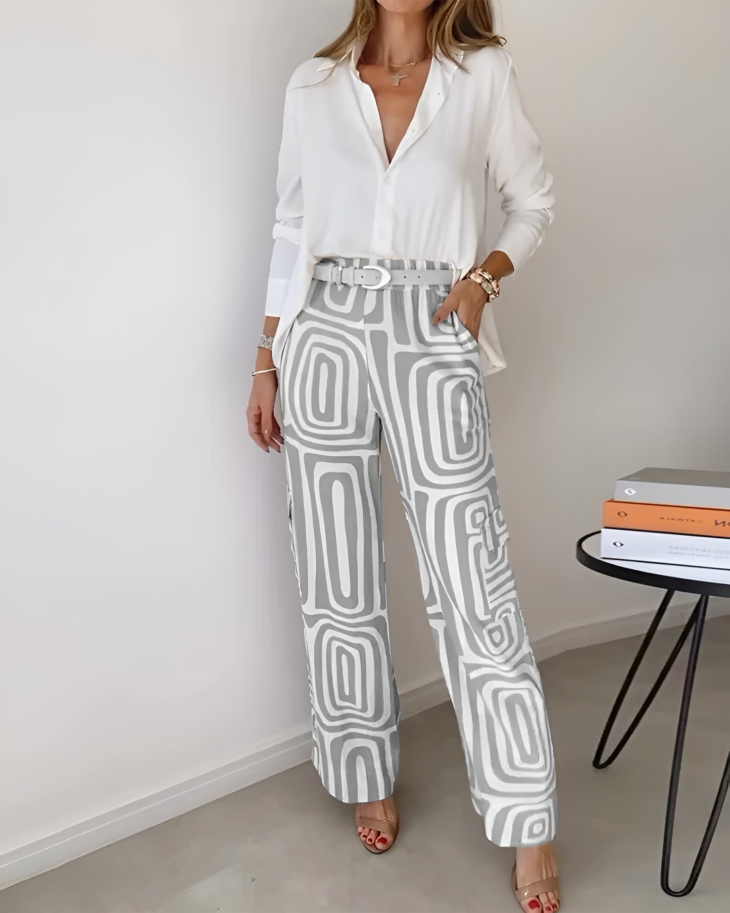 CATALINA™ | Pantalón recto minimalista en lino