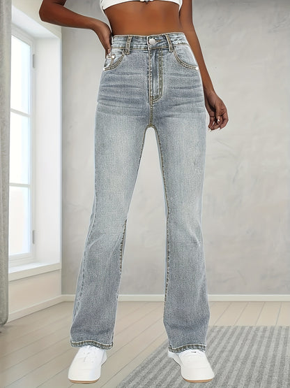 JOSEFINA™ | Pantalón vaquero recto de tiro alto