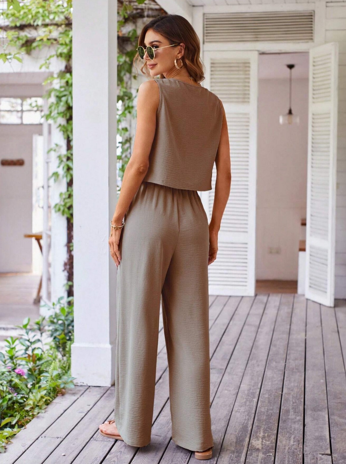 VALENTINA™ | Conjunto elegante de tejido fluido