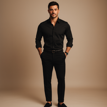 ANDRÉS™ | Camisa de hombre sin arrugas y con stretch