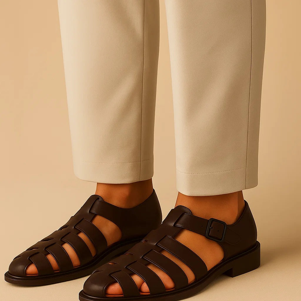 ADRIÁN™ | Zapatos de piel con hebilla ajustable