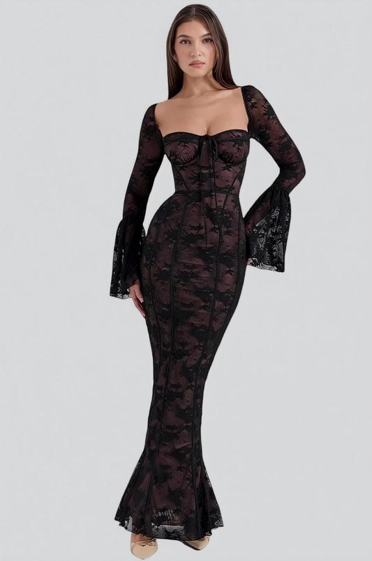 LUNA™ | Vestido de encaje con escote corazón