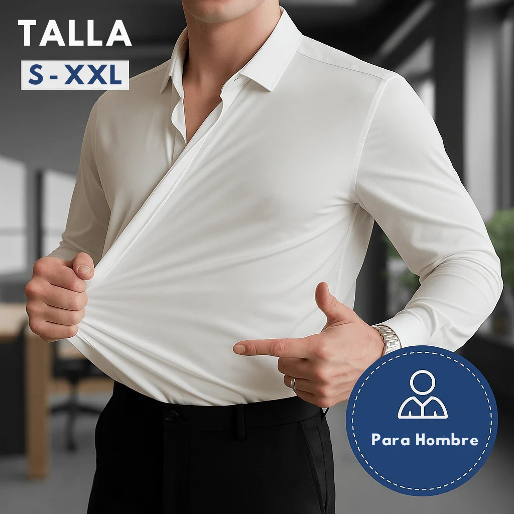 ANDRÉS™ | Camisa de hombre sin arrugas y con stretch