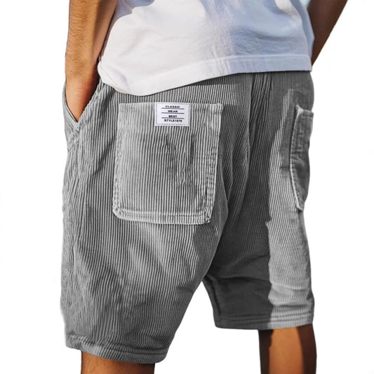 RAFAEL™ | Shorts de terciopelo con bolsillos