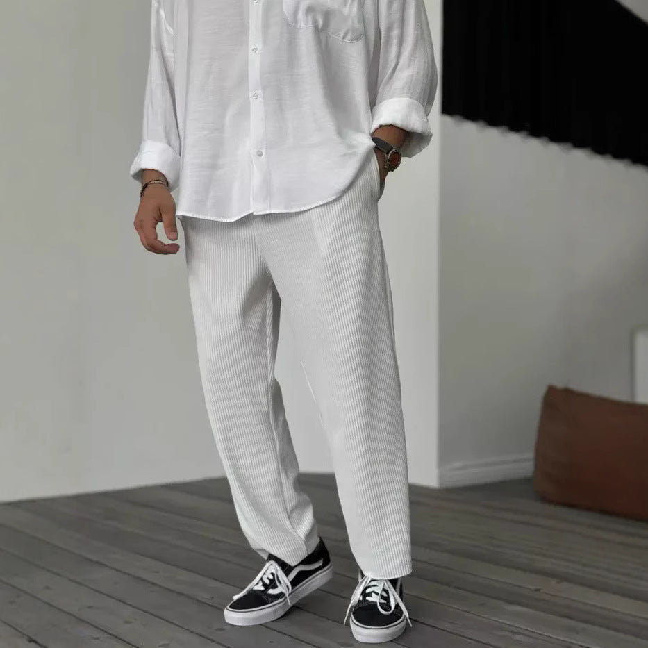 IVÁN™ | Pantalones rectos de lino ligeros