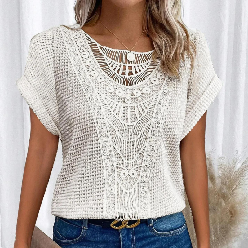 AMANDA™ | Top de verano ligero artesanal