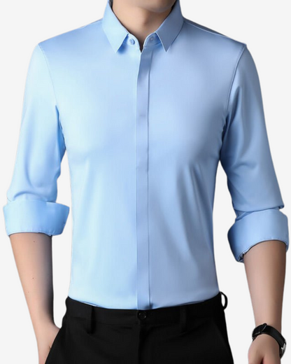 ANDRÉS™ | Camisa de hombre sin arrugas y con stretch
