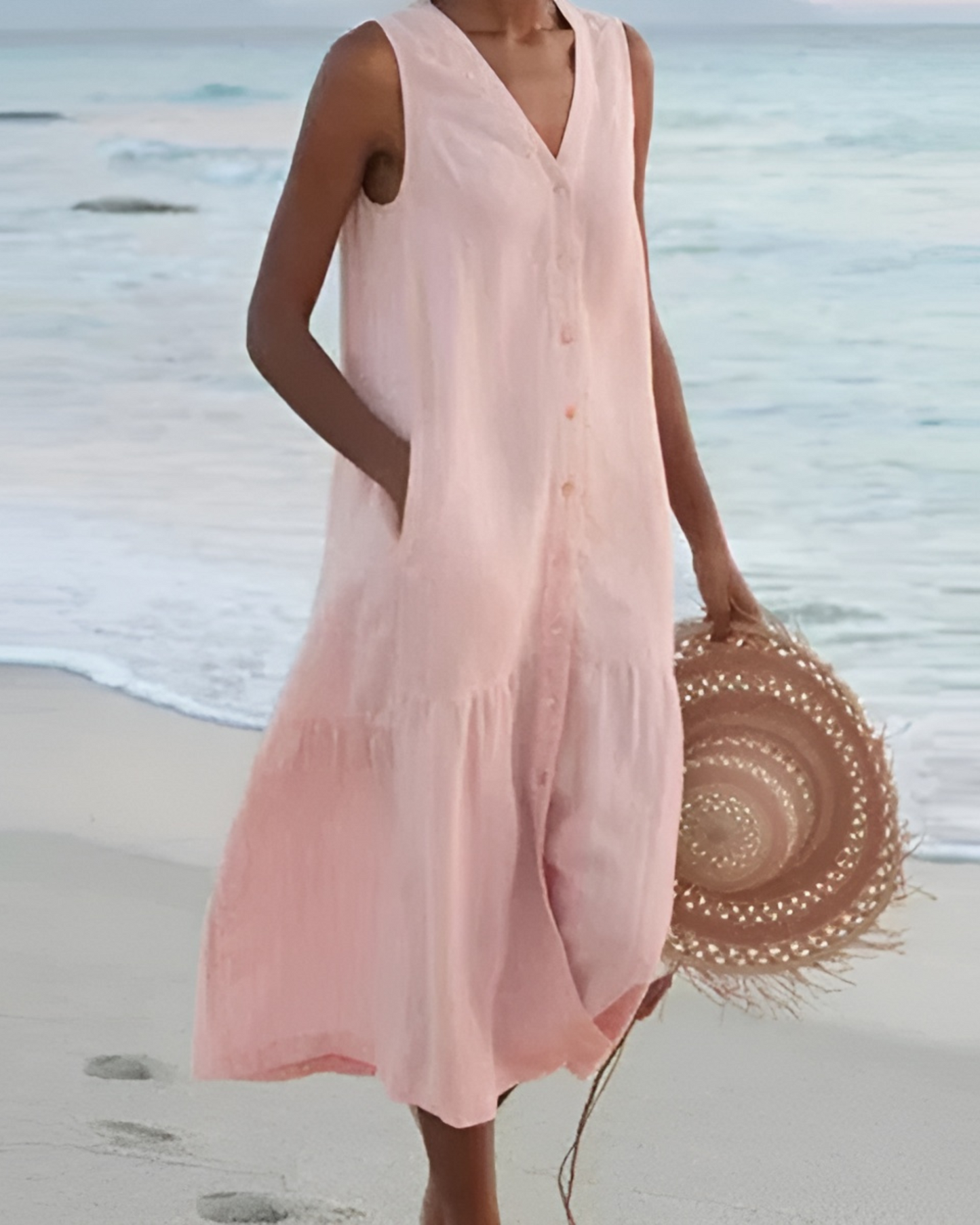 CARMEN™ | Vestido estampado en tejido ligero