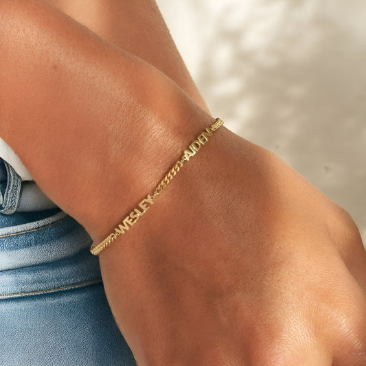 EUGENIA™ | Pulsera de acero inoxidable personalizada