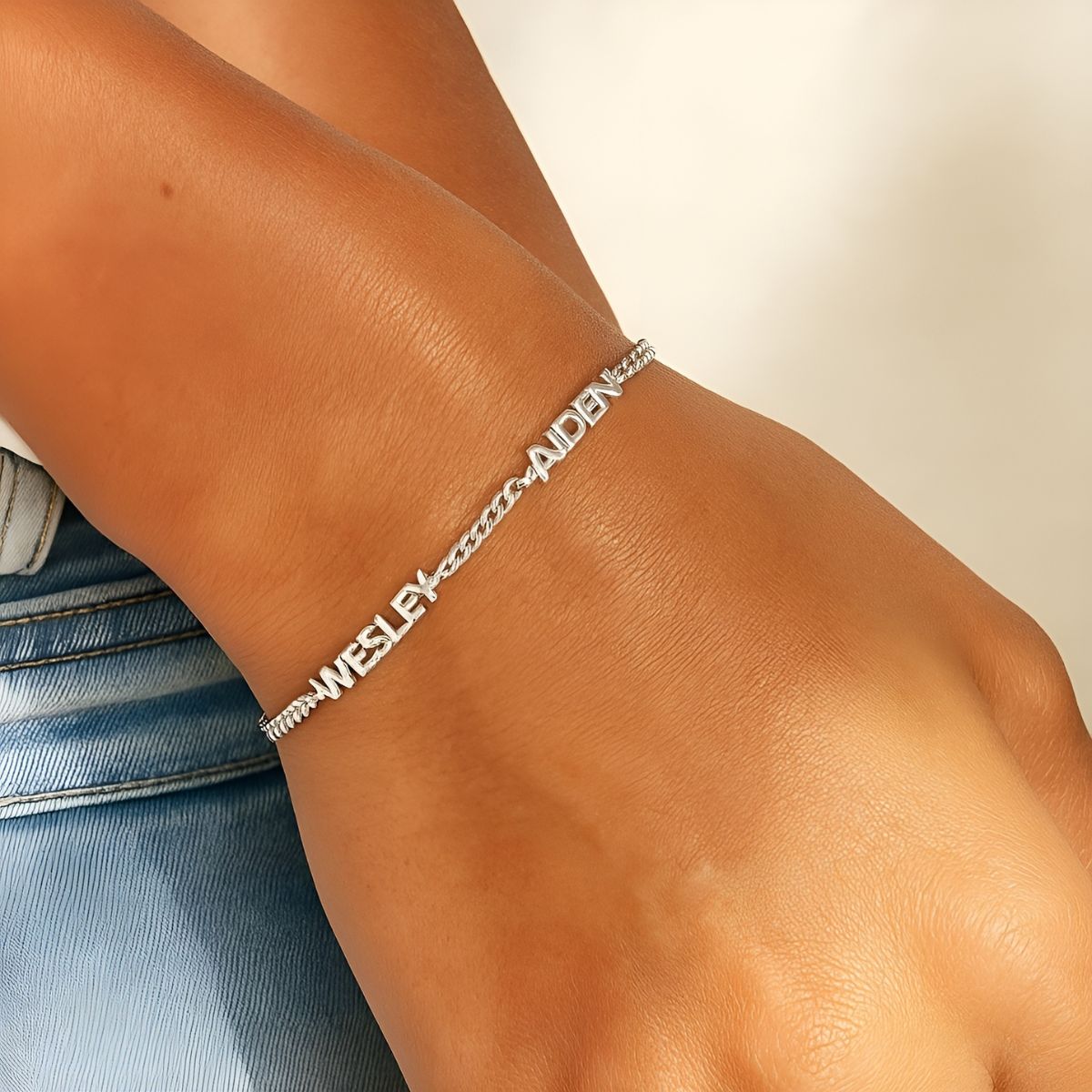 EUGENIA™ | Pulsera de acero inoxidable personalizada