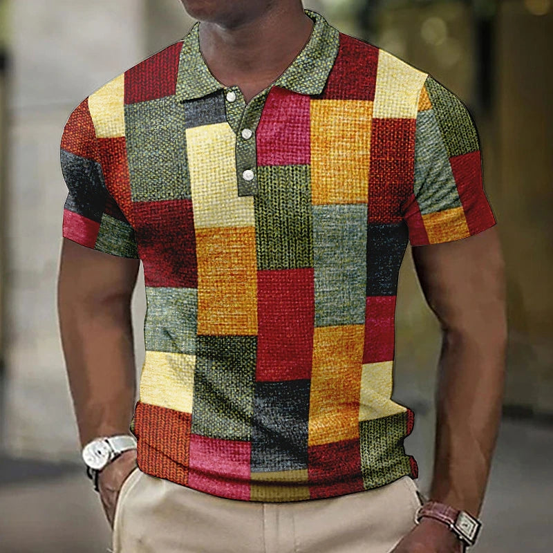 MATÍAS™ | Polo multicolor de corte moderno