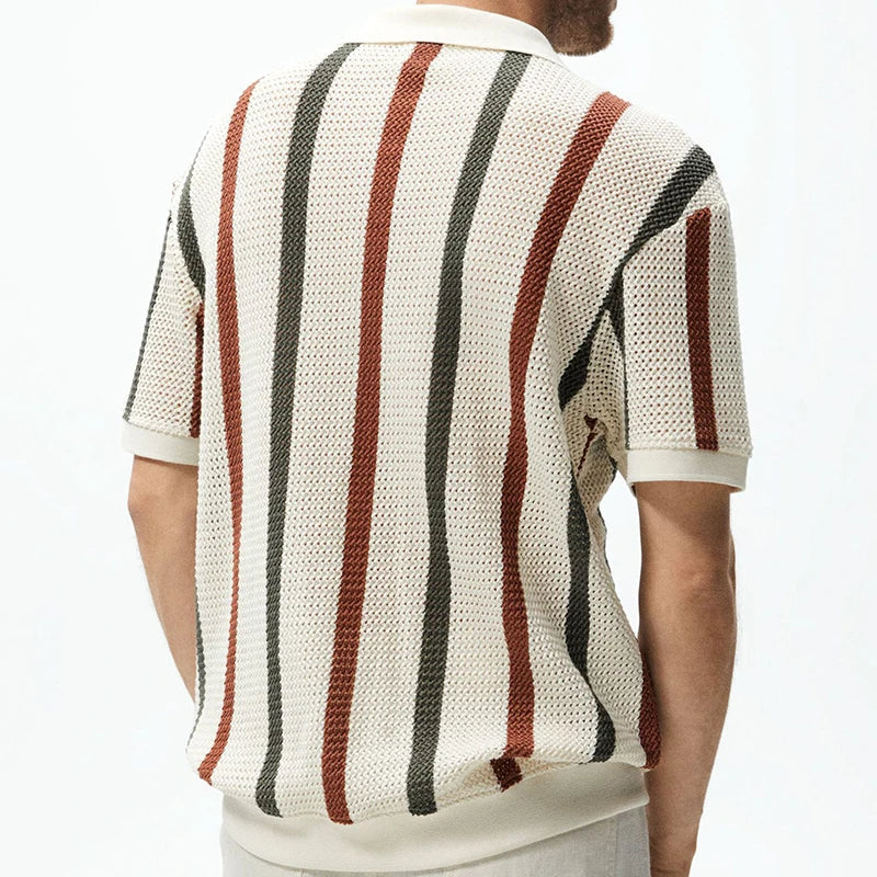 MARTÍN™ | Jersey de punto ligero con rayas retro
