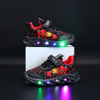 ALONSO™ | Zapatillas infantiles con luz rojas