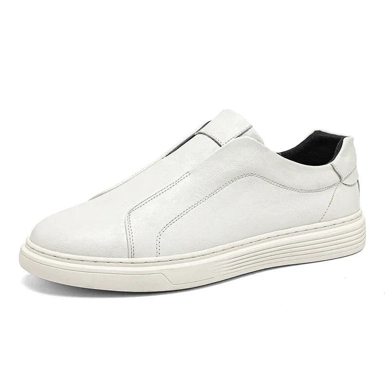DAVID™ | Zapatillas de piel sin cordones