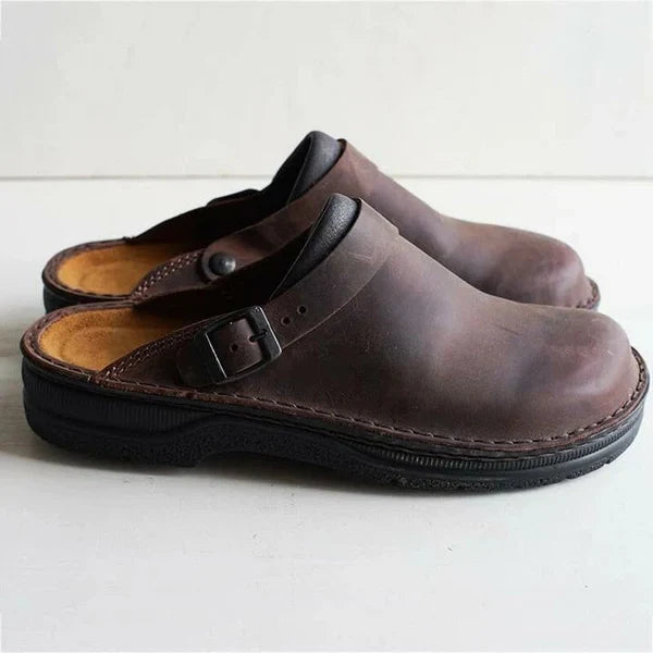 CARLOS™ | Zuecos clásicos con suela de madera