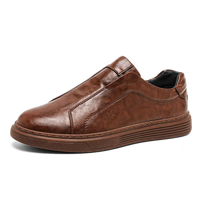 DAVID™ | Zapatillas de piel sin cordones