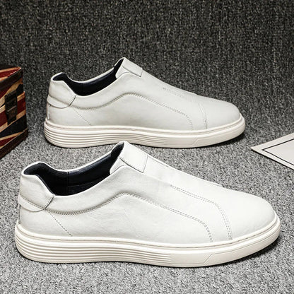 DAVID™ | Zapatillas de piel sin cordones