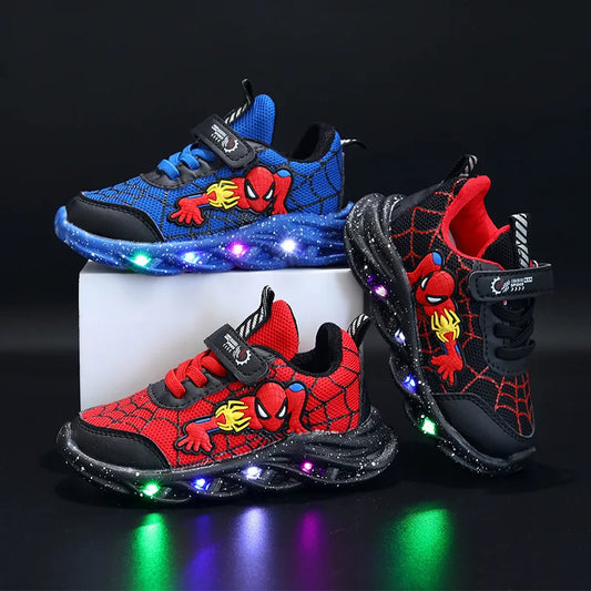ALONSO™ | Zapatillas infantiles con luz rojas