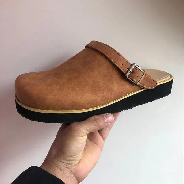 CARLOS™ | Zuecos clásicos con suela de madera